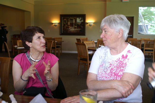 Julie and Pam