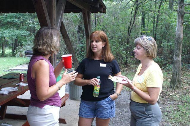 Eileen Shifflett, Sarah Dean, and Cricket Jenkins