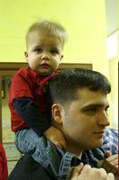 Friend's brother and son.